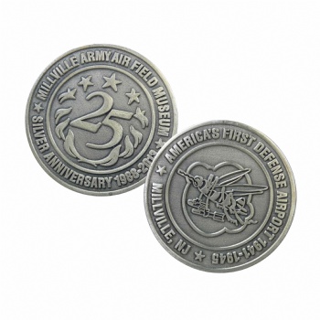 None enamel Coins